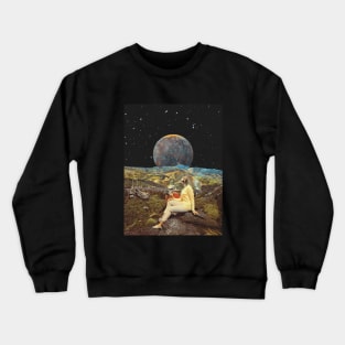 Tourists - Retro Space Surrealism Crewneck Sweatshirt